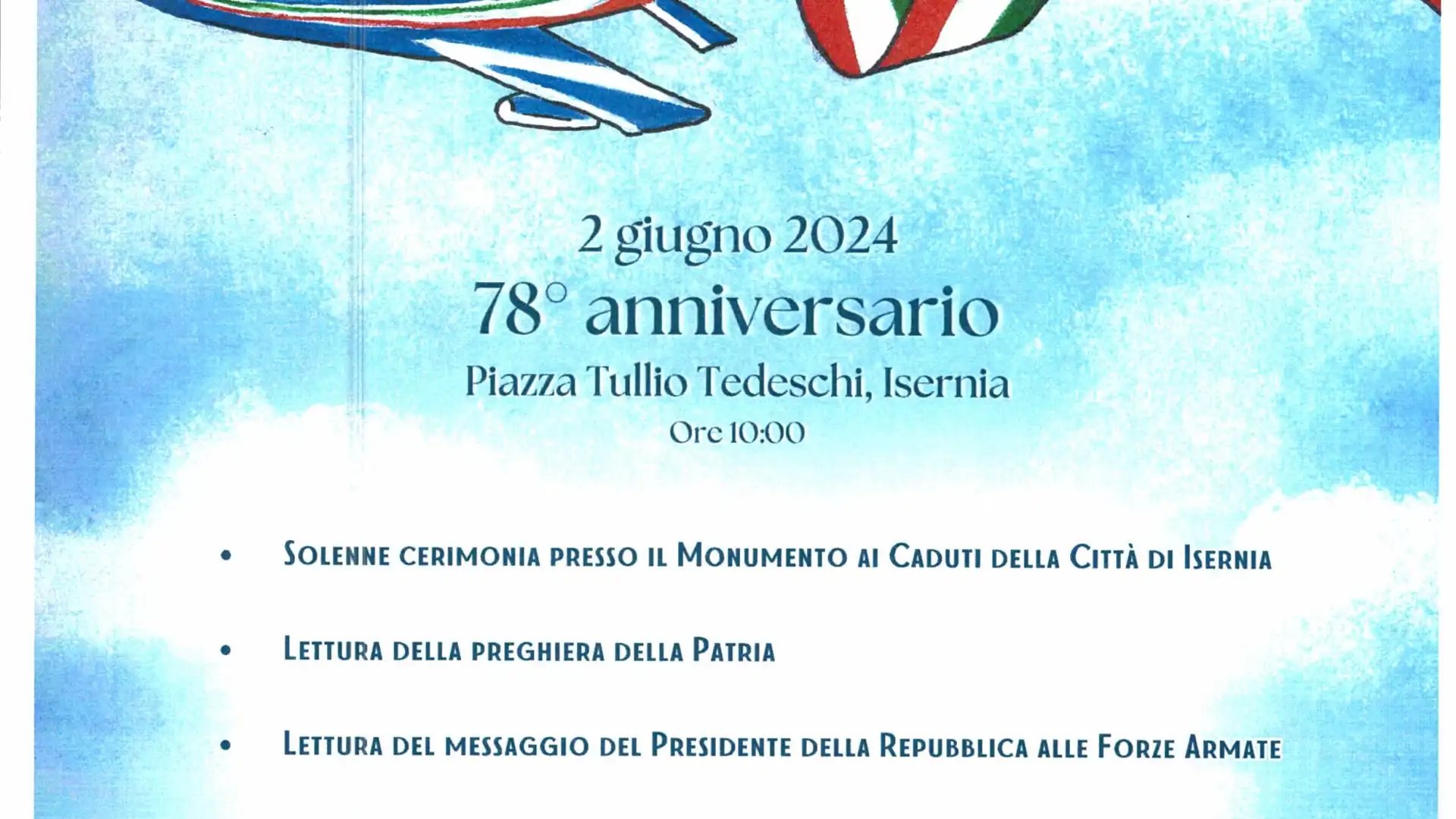 Festa della Repubblica: ad Isernia le celebrazioni ufficiali